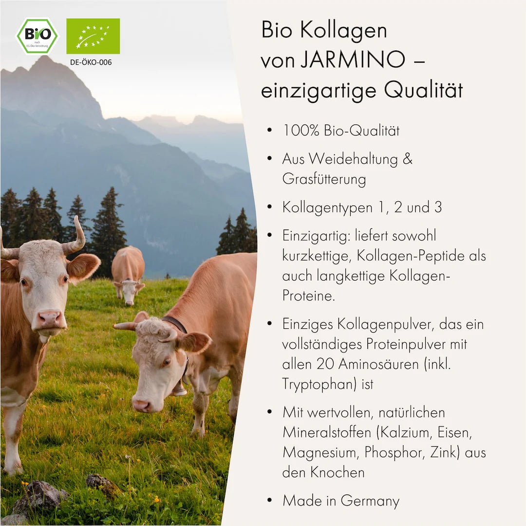 Jarmino Bio Kollagenpulver 300 g (6 Dosen)