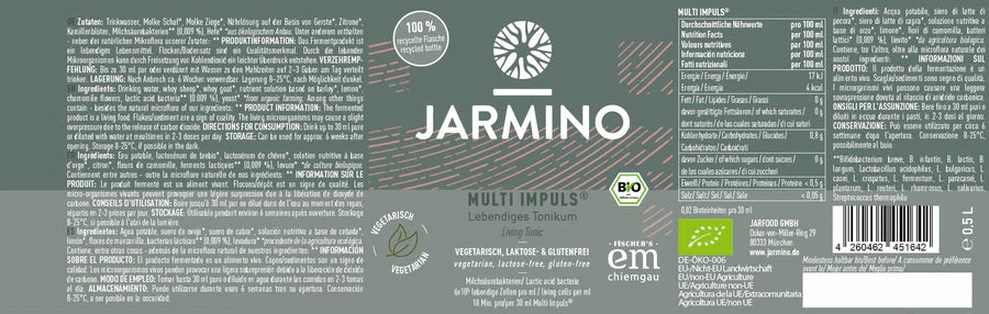 Jarmino Multi-Impuls® BIO Tonicum 500ml (6 Flaschen)