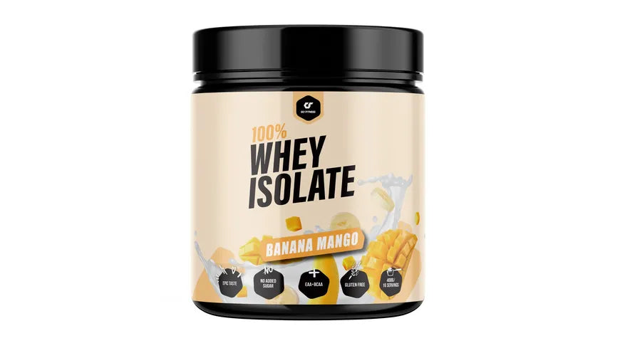 GoFitness Whey Isolat - Banana Mango 400 g (3 Dosen)