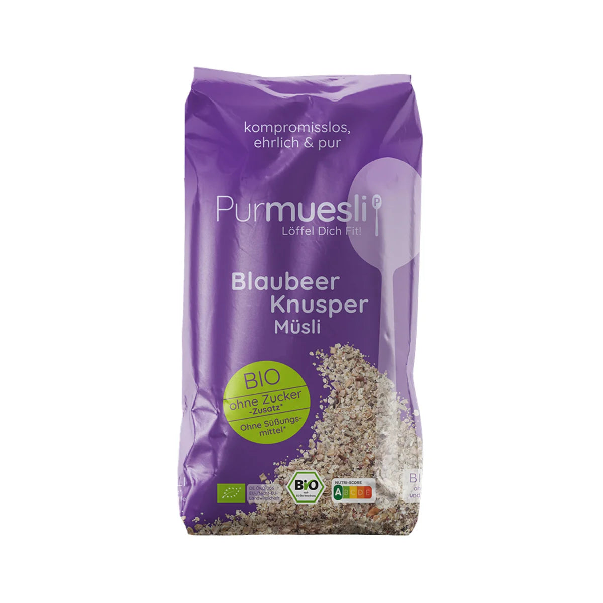 Purmuesli Bio Müsli Blaubeer Knusper 350g (6 Stück)