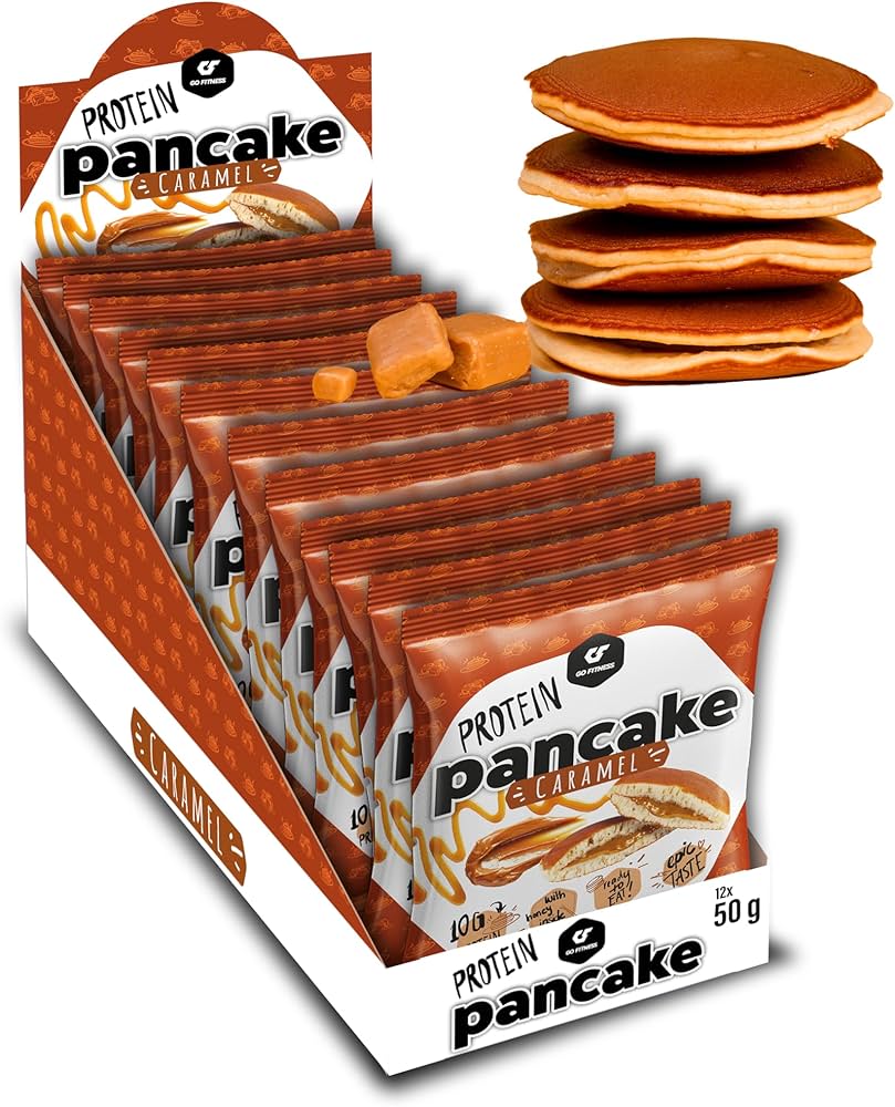 GoFitness Nutrition - Protein Pancake - Caramel - 50g (12 Stück)