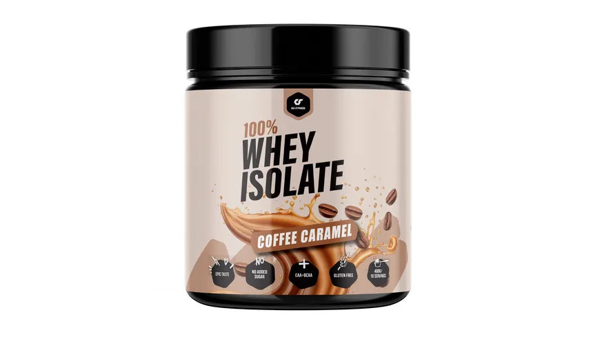 GoFitness Whey Isolat - Coffee Caramel 400 g (3 Dosen)