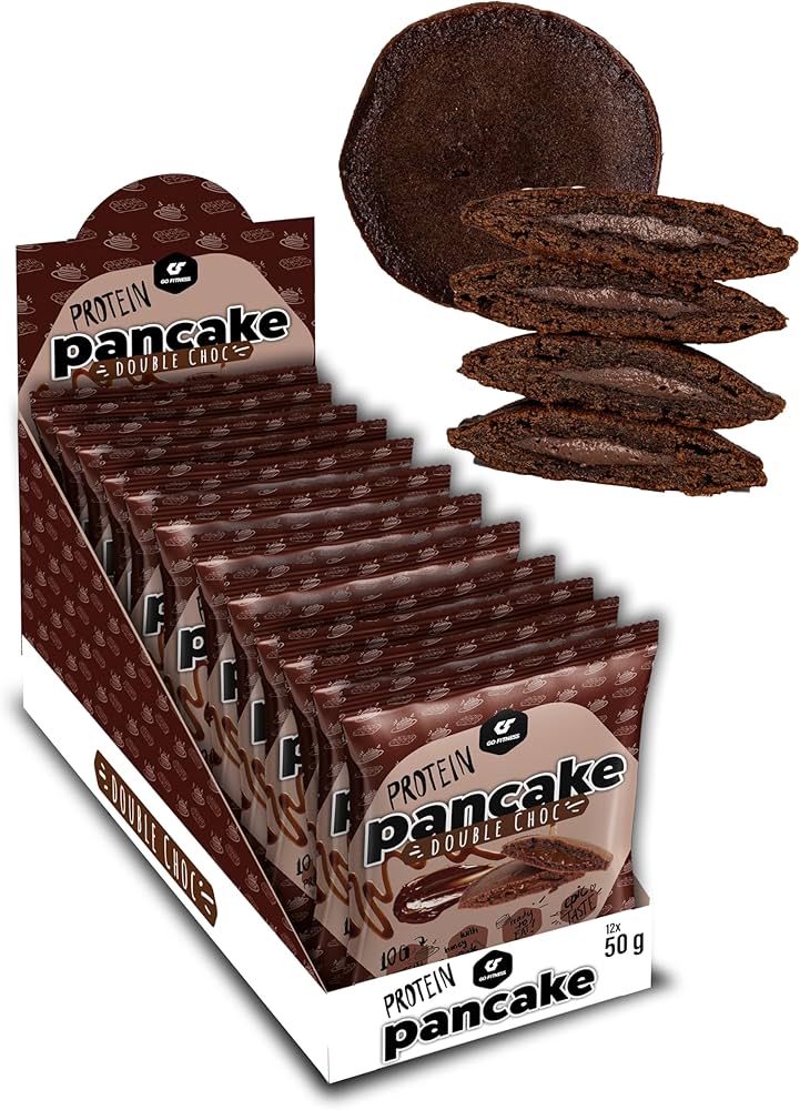 GoFitness Nutrition - Protein Pancake - Double Chocolate - 50g (12 Stück)