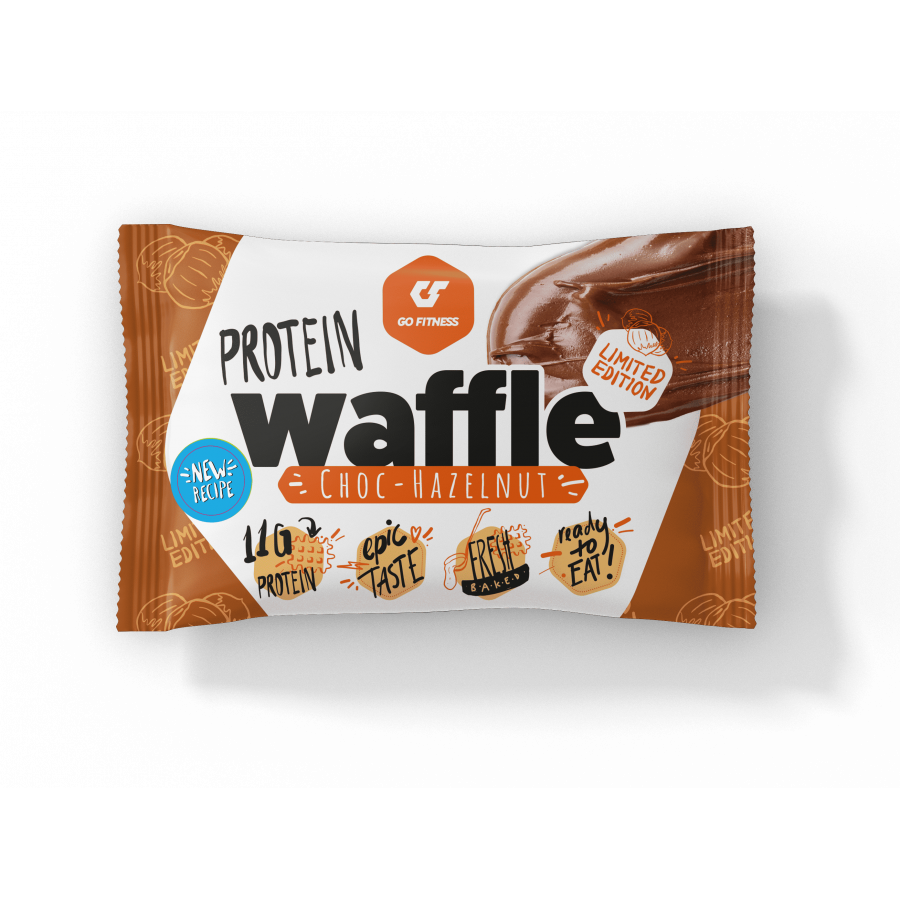 GoFitness Nutrition - Protein Waffel - Choc-Hazelnut - 50g (12 Stück)