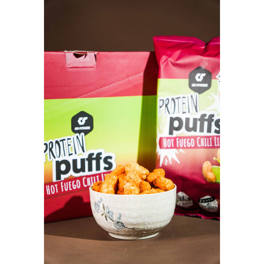 GoFitness Nutrition - Protein Puff - Hot Fuego Chili Lime - 50g (12 Stück)