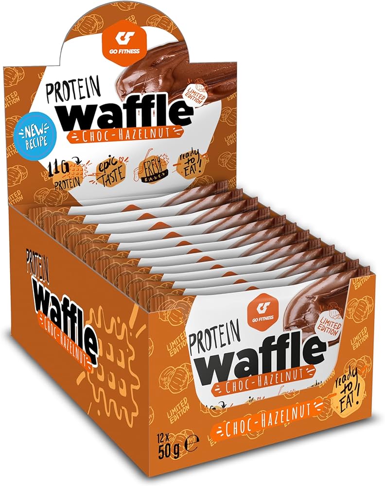 GoFitness Nutrition - Protein Waffel - Choc-Hazelnut - 50g (12 Stück)