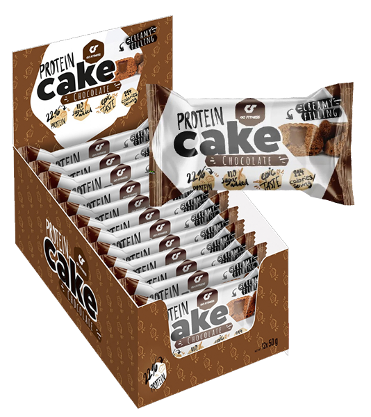 GoFitness Nutrition - Protein Cake - Chocolate - 50g (12 Stück)