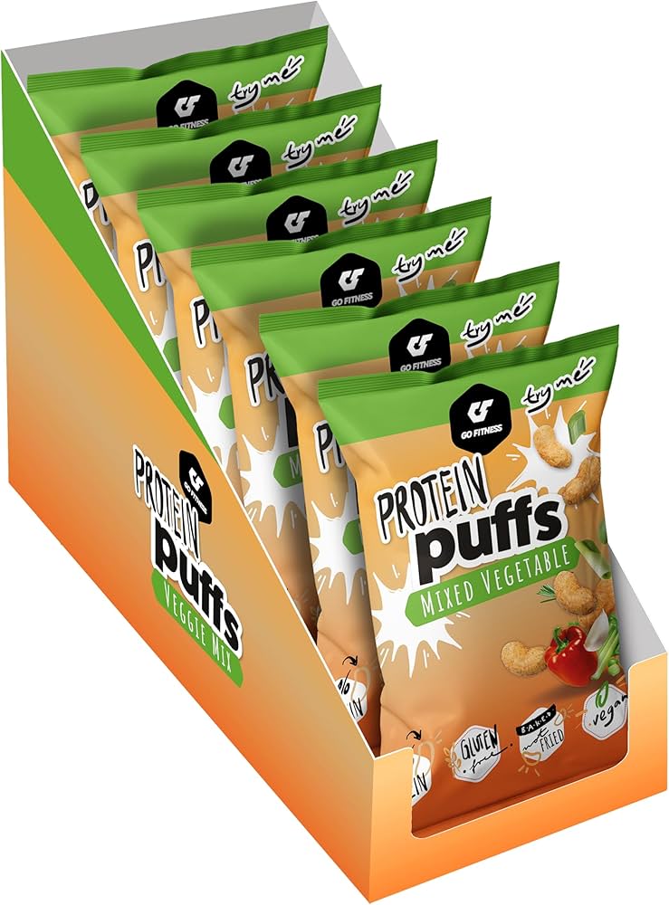 GoFitness Nutrition - Protein Puff - Veggie Mix - 50g (12 Stück)